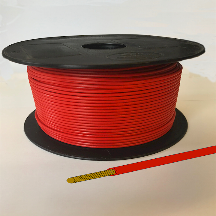 Single Core Cable - Red - 35/0.30 21.75amps (CAB.35/RED)
